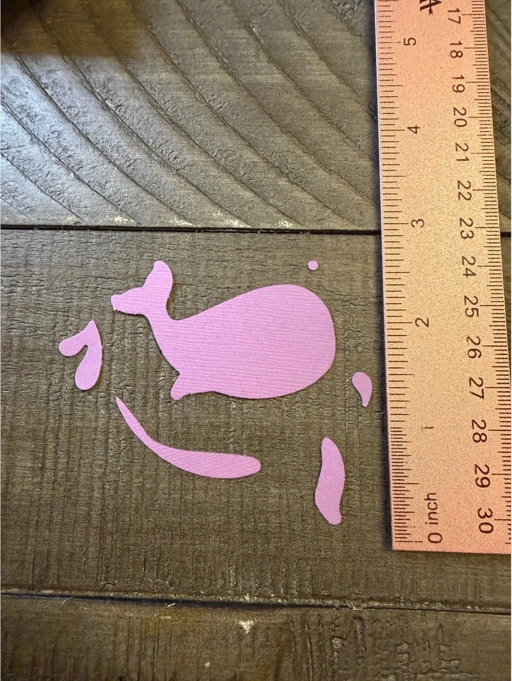 Stampin’ Up Whale Builder shape punch